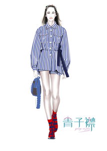 時尚電繪 服裝設計效果圖繪制步驟分享